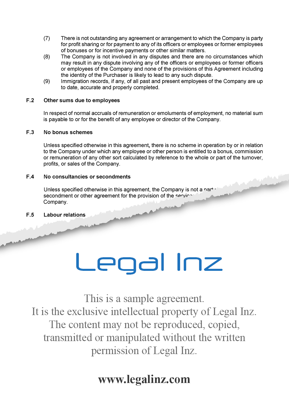 Share Purchase Agreement Sample 21